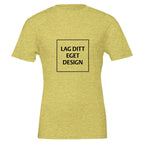 Premium Unisex Crewneck T-skjorte | Design din egen med eget trykk