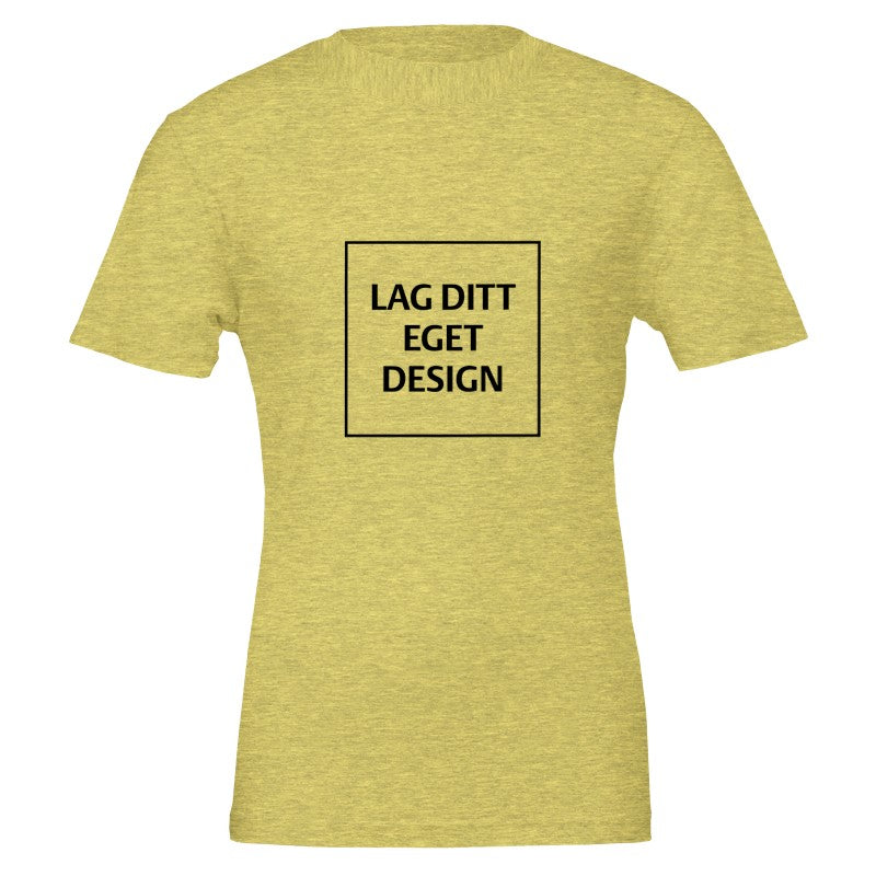 Premium Unisex Crewneck T-skjorte | Design din egen med eget trykk