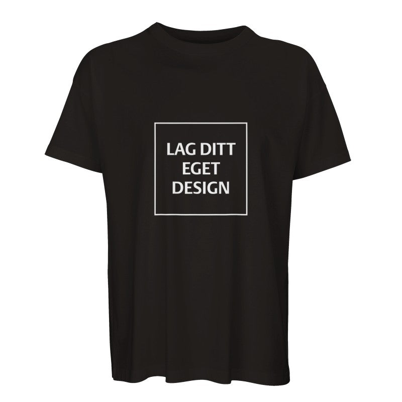Organic Oversized Men's T-shirt | Design Your Own Custom Print Tee
