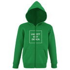 Hettejakke for Barn med Glidelås og Eget Trykk | Myk Zip Hoodie