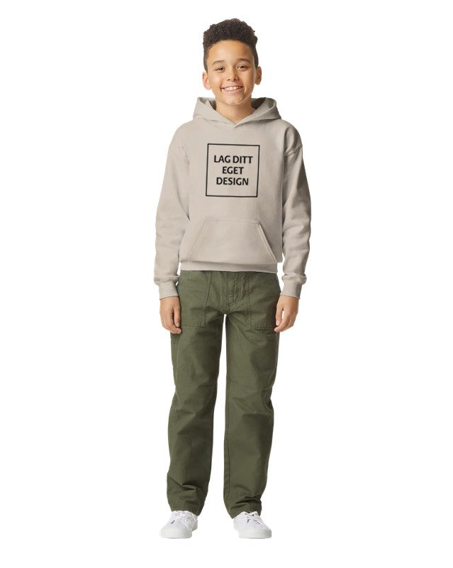 Myk Hettegenser for Ungdom med Eget Trykk | Midweight Fleece Hoodie