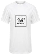 Ultralett Teknisk Unisex T-skjorte med Eget Trykk | Slitesterk Sport