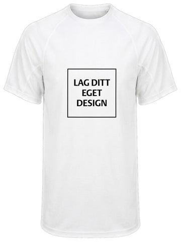 Ultralett Teknisk Unisex T-skjorte med Eget Trykk | Slitesterk Sport