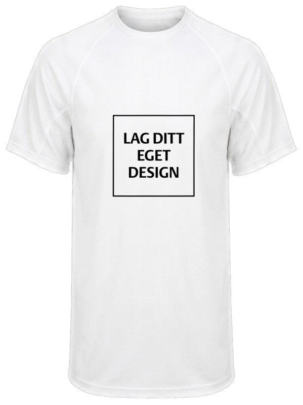 Ultralett Teknisk Unisex T-skjorte med Eget Trykk | Slitesterk Sport