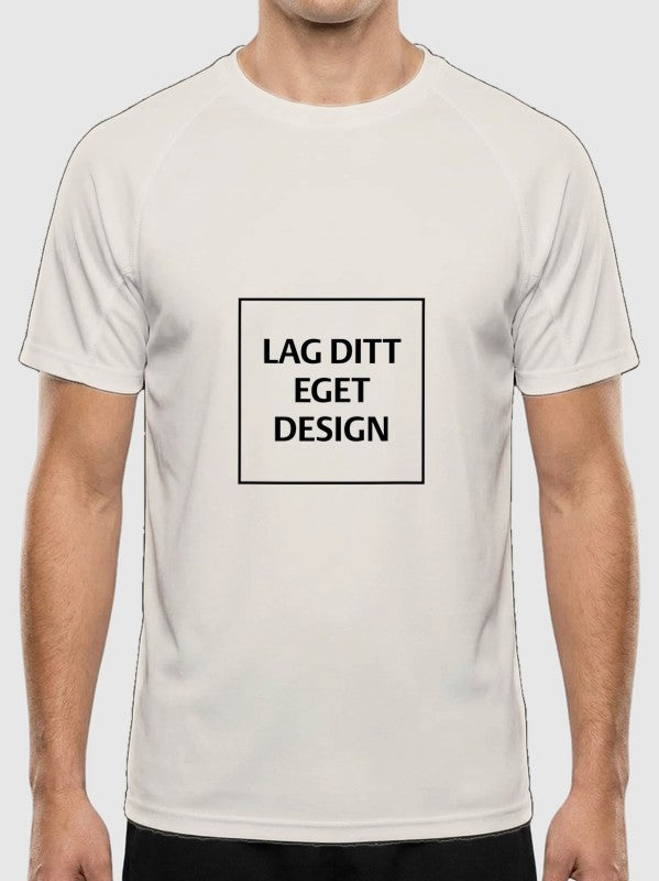 Ultralett Teknisk Unisex T-skjorte med Eget Trykk | Slitesterk Sport