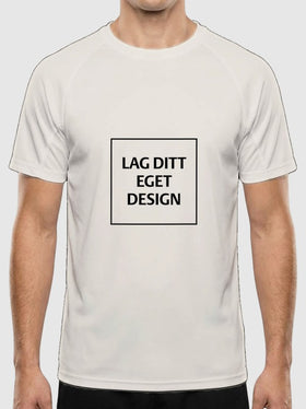 Ultralett Teknisk Unisex T-skjorte med Eget Trykk | Slitesterk Sport