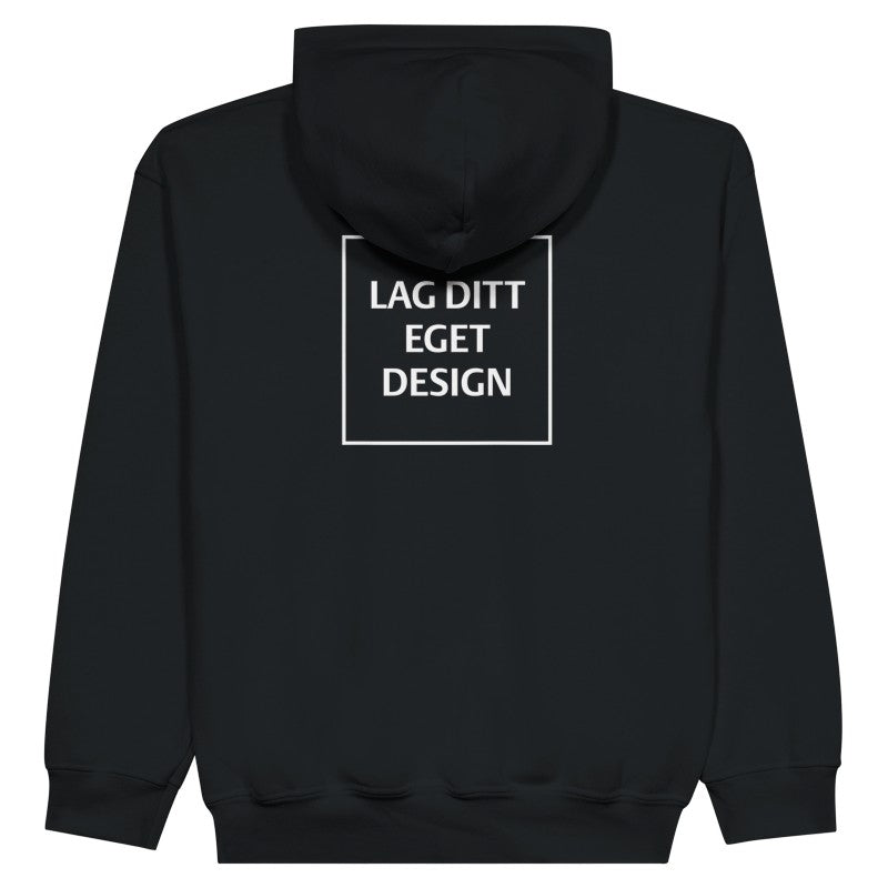 Myk Hettegenser for Ungdom med Eget Trykk | Midweight Fleece Hoodie