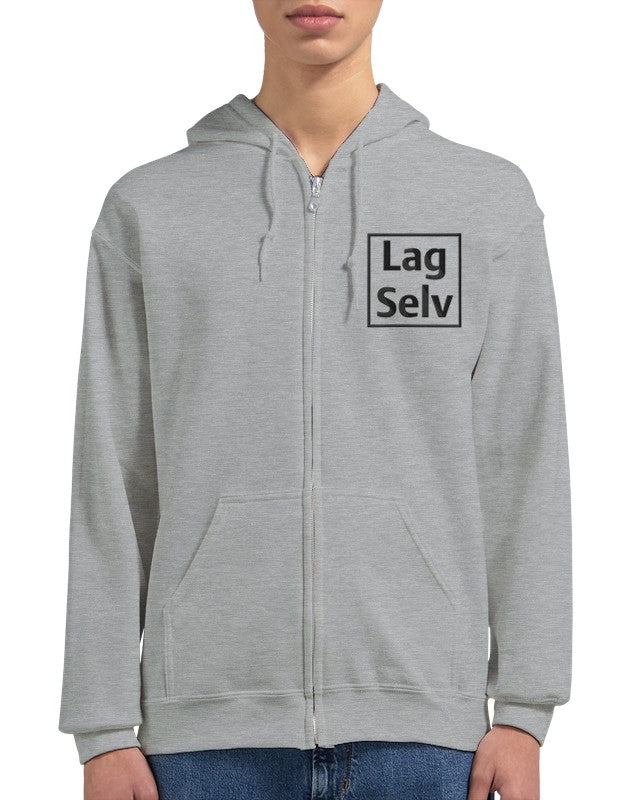 Design din egen hettejakke med broderi - Klassisk unisex zip hoodie