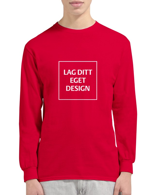 Klassisk Langermet T-skjorte for Eget Trykk – Design din personlige stil