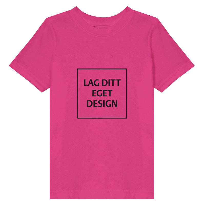 Custom Toddler Fine Jersey T-Shirt | Soft Ringspun Cotton Tee