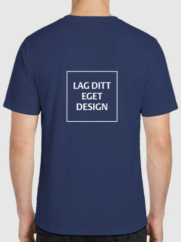 Myk Teknisk Unisex T-skjorte med Eget Trykk | Lettvekts Sport