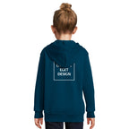 Hettejakke for Barn med Glidelås og Eget Trykk | Myk Zip Hoodie
