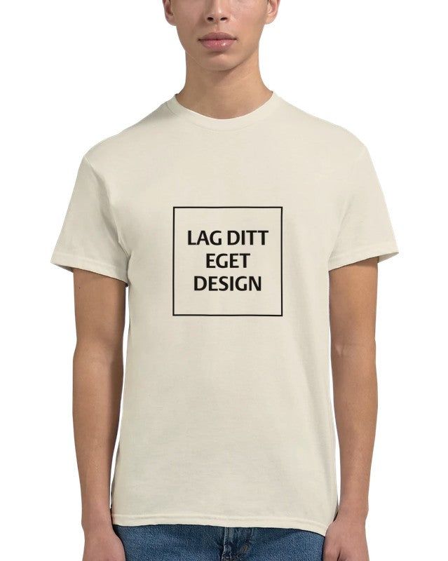 Custom Heavyweight Unisex Crewneck T-Shirt | Design Your Own Print