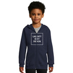 Hettejakke for Barn med Glidelås og Eget Trykk | Myk Zip Hoodie