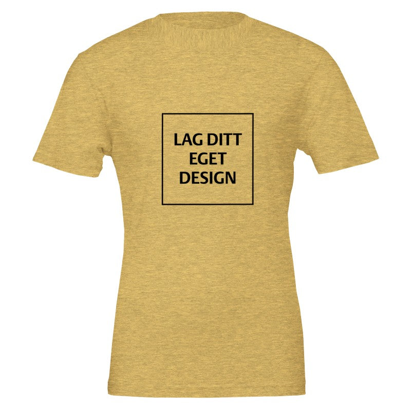 Premium Unisex Crewneck T-skjorte | Design din egen med eget trykk