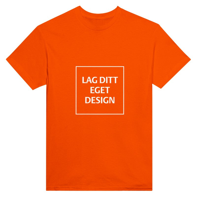 Custom Heavyweight Unisex Crewneck T-Shirt | Design Your Own Print