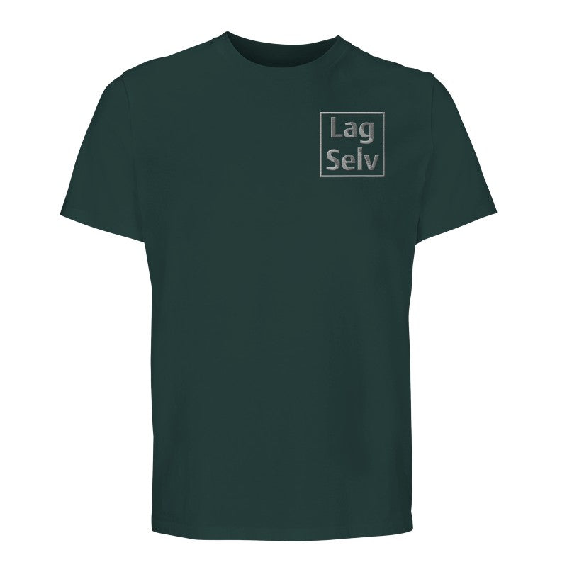 Design din egen økologiske unisex T-skjorte med personlig broderi