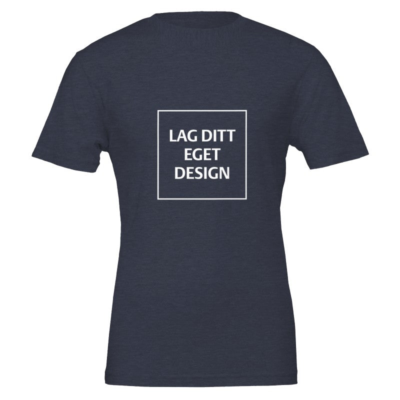 Premium Unisex Crewneck T-Shirt | Design Your Own with Custom Print