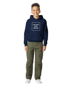 Myk Hettegenser for Ungdom med Eget Trykk | Midweight Fleece Hoodie