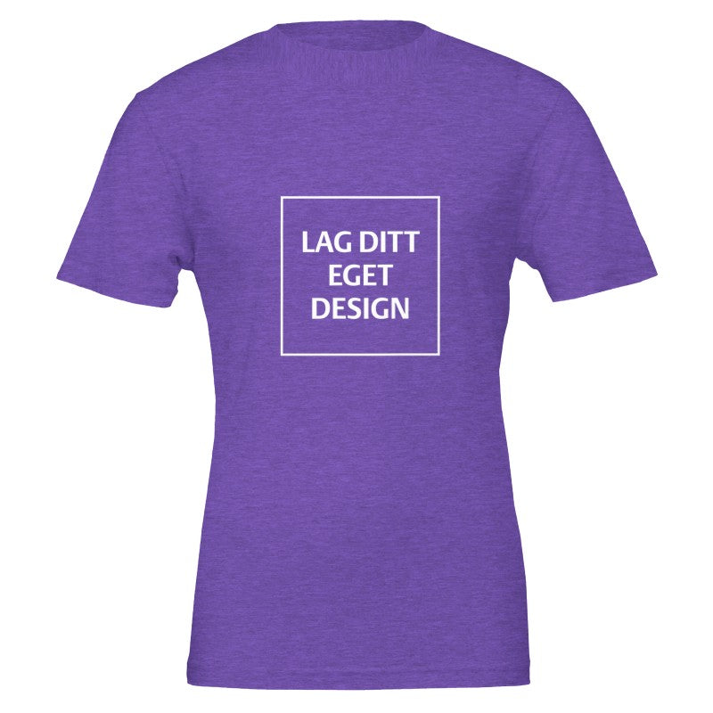 Premium Unisex Crewneck T-skjorte | Design din egen med eget trykk