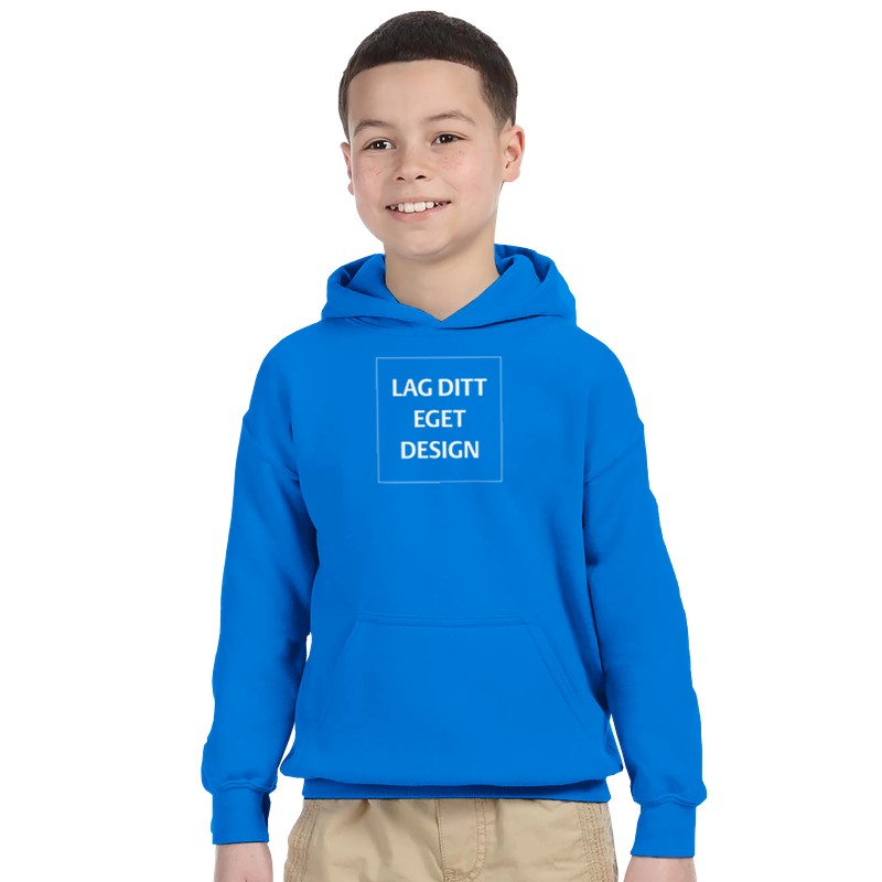 Klassisk pullover hoodie til barn | Gildan 18500B