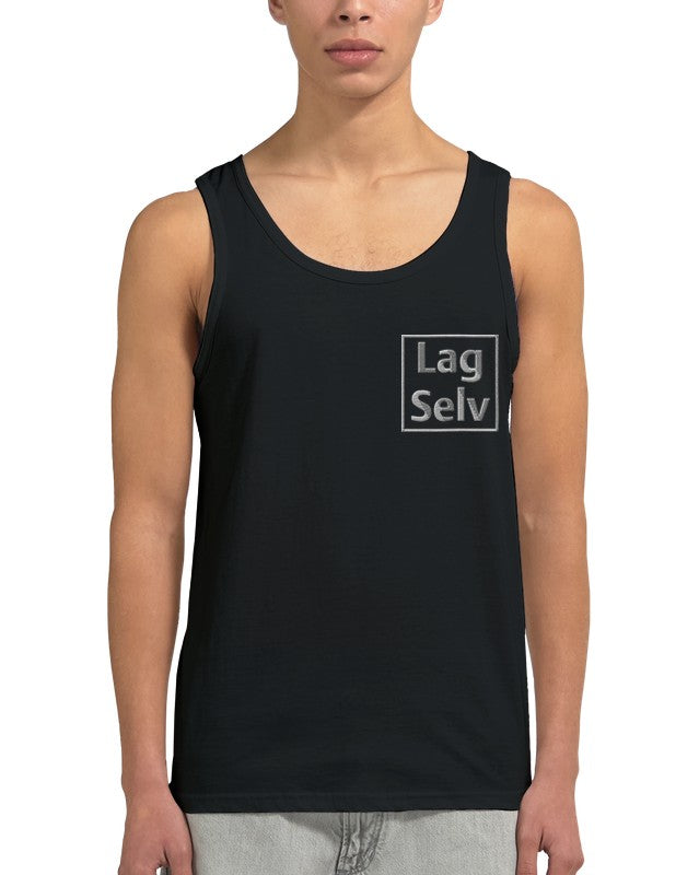 Design din egen Premium Unisex Tank Top med personlig broderi