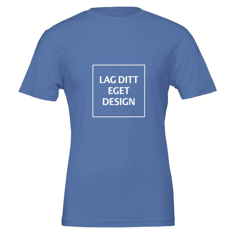 Premium Unisex Crewneck T-skjorte | Design din egen med eget trykk