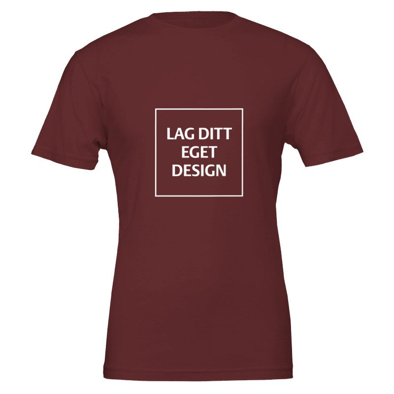 Premium Unisex Crewneck T-Shirt | Design Your Own with Custom Print