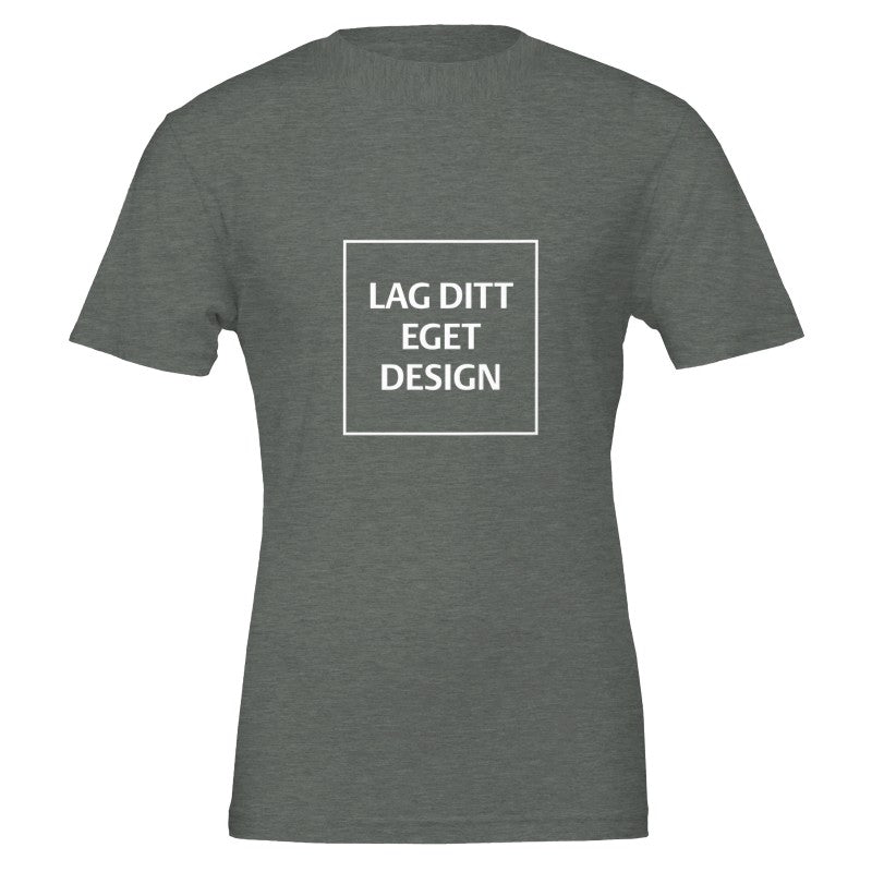 Premium Unisex Crewneck T-Shirt | Design Your Own with Custom Print