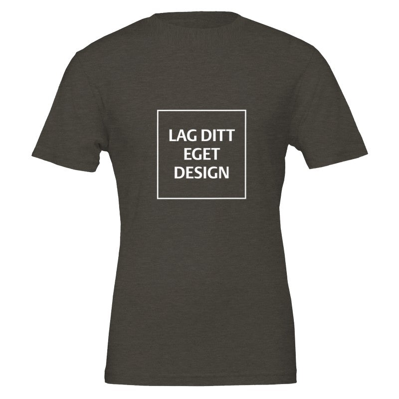 Premium Unisex Crewneck T-Shirt | Design Your Own with Custom Print