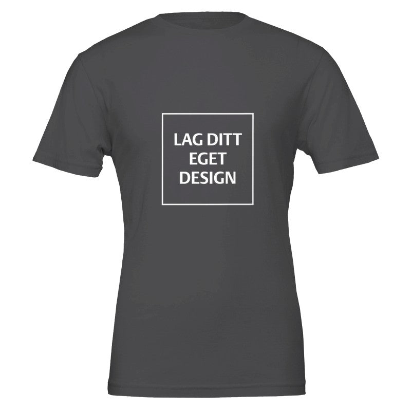 Premium Unisex Crewneck T-Shirt | Design Your Own with Custom Print