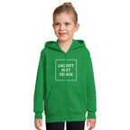 Hettejakke for Barn med Glidelås og Eget Trykk | Myk Zip Hoodie