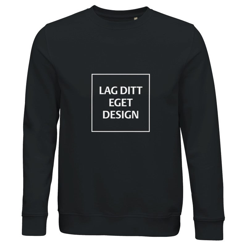 Organic Unisex Custom Crewneck Sweatshirt | Design Your Own