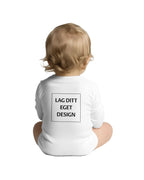 Klassisk Langermet Babybody med Eget Trykk | Lun Bomull