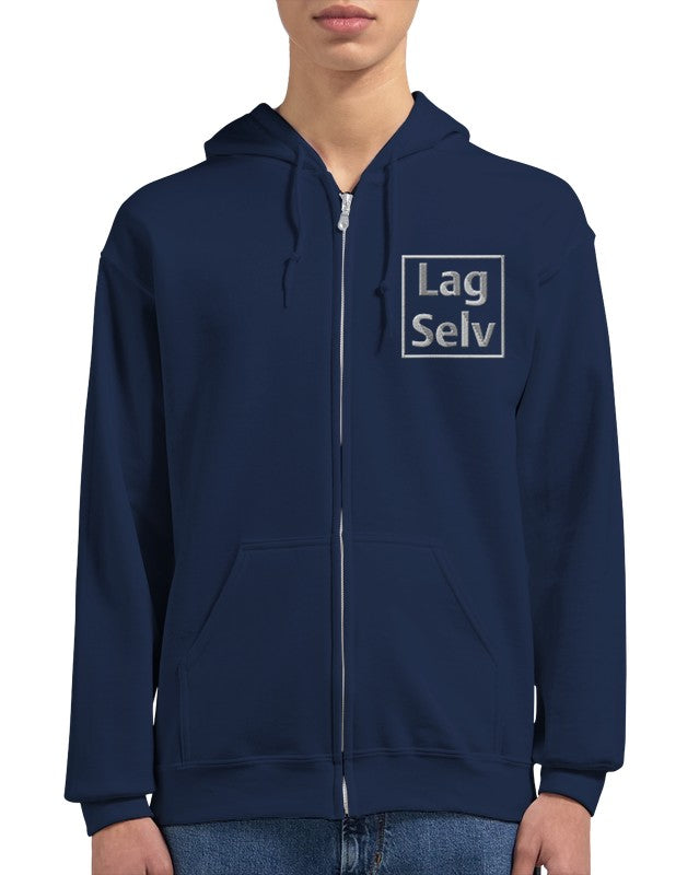 Design din egen hettejakke med broderi - Klassisk unisex zip hoodie
