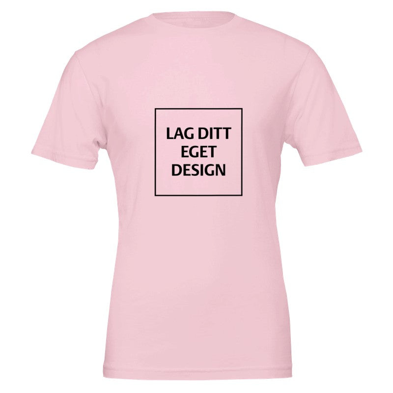Premium Unisex Crewneck T-skjorte | Design din egen med eget trykk