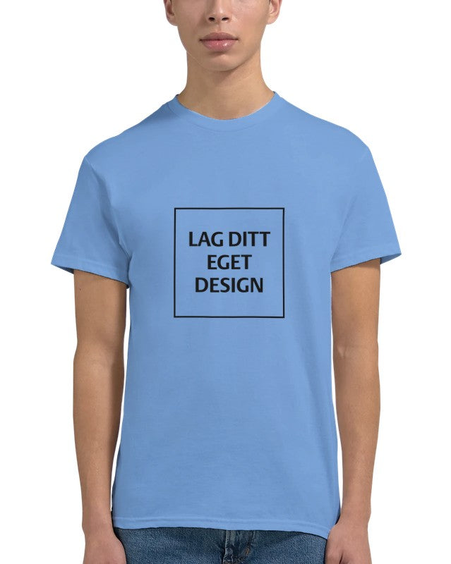 Custom Heavyweight Unisex Crewneck T-Shirt | Design Your Own Print