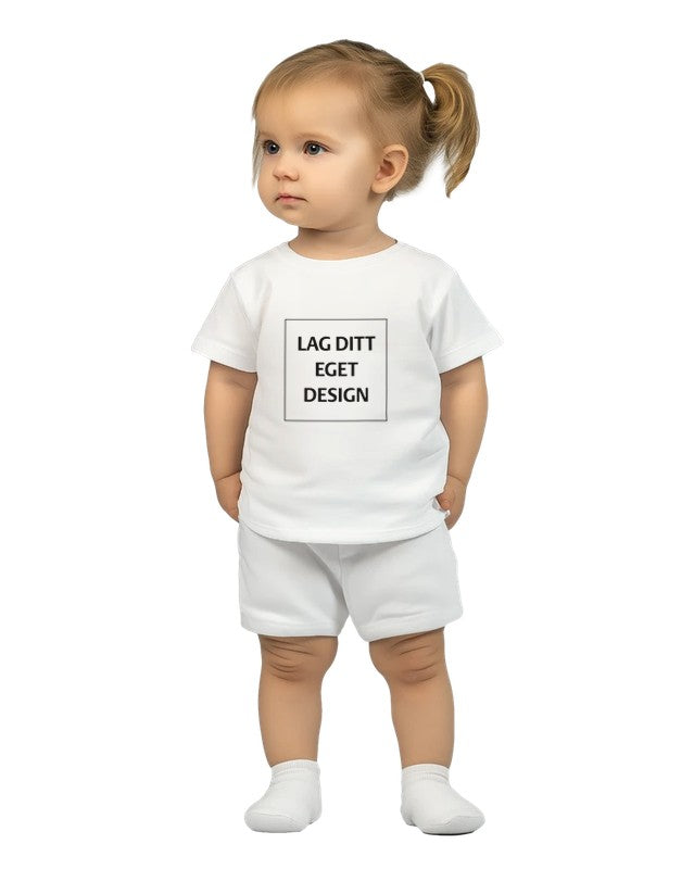 Custom Baby Crewneck T-Shirt | Soft Cotton Baby Tee