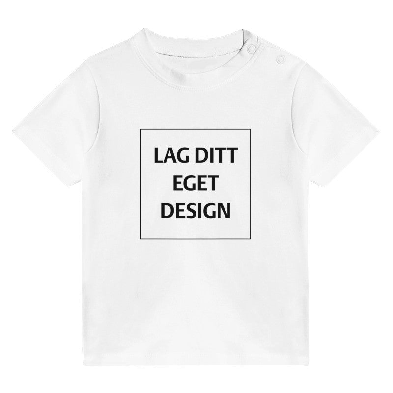 Custom Baby Crewneck T-Shirt | Soft Cotton Baby Tee