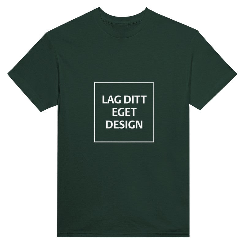 Custom Heavyweight Unisex Crewneck T-Shirt | Design Your Own Print