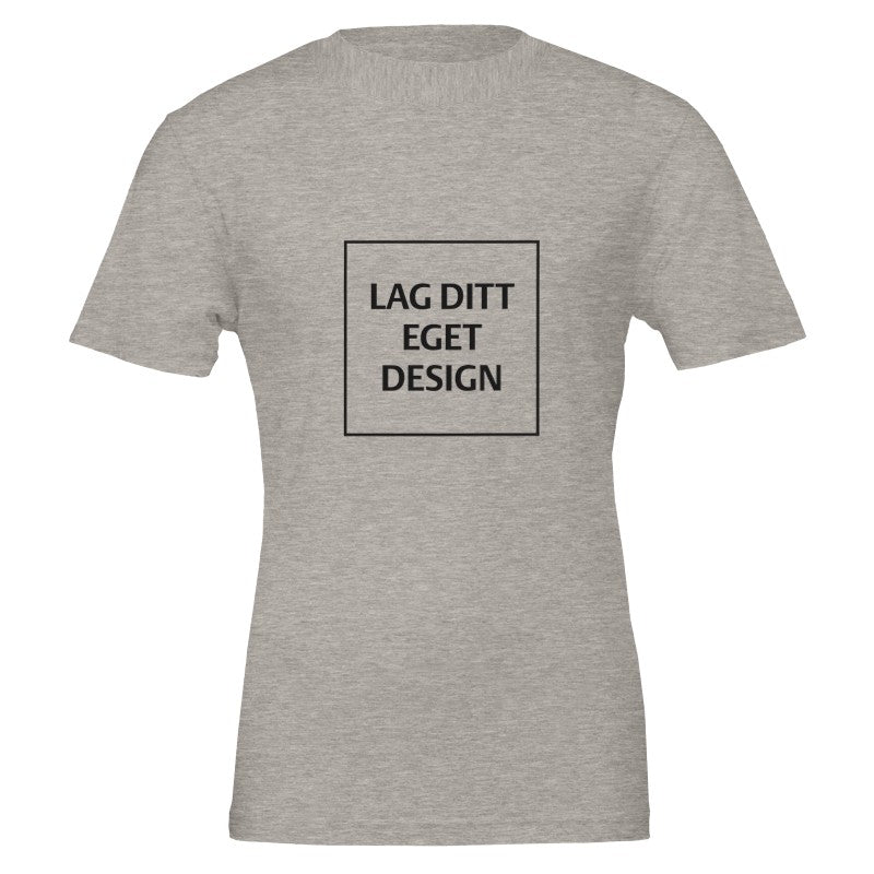 Premium Unisex Crewneck T-Shirt | Design Your Own with Custom Print