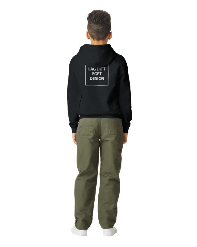 Myk Hettegenser for Ungdom med Eget Trykk | Midweight Fleece Hoodie