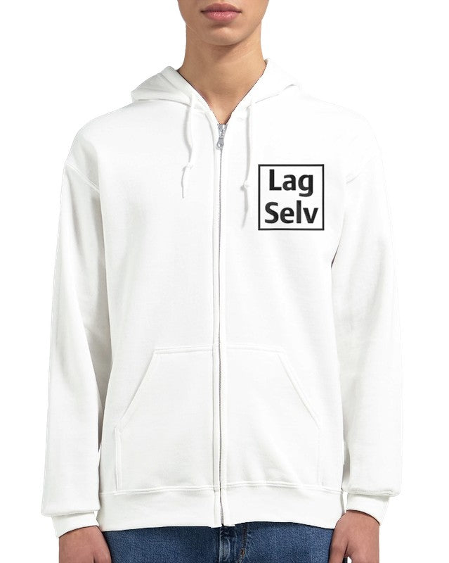 Design din egen hettejakke med broderi - Klassisk unisex zip hoodie