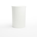 Klassisk Porselenskopp Slim 10oz Blank Hvit | Design Ditt Eget