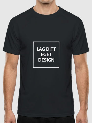 Ultralett Teknisk Unisex T-skjorte med Eget Trykk | Slitesterk Sport