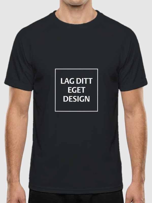 Ultralett Teknisk Unisex T-skjorte med Eget Trykk | Slitesterk Sport