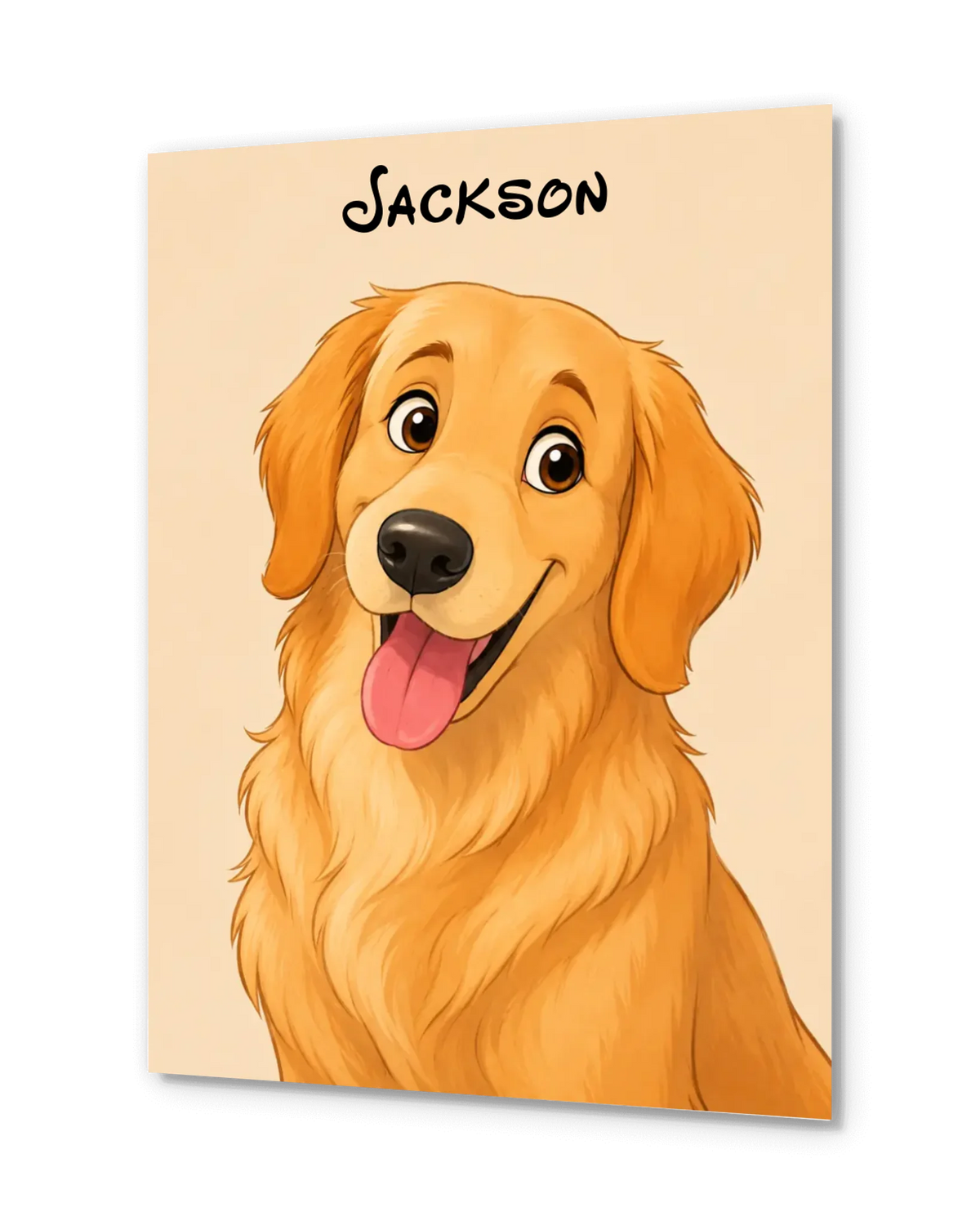 Custom Pet Portrait Poster - Magical Disney & Animated Cartoon Style