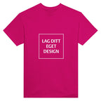 Custom Heavyweight Unisex Crewneck T-Shirt | Design Your Own Print