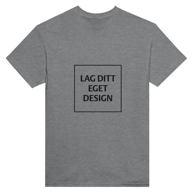 Custom Heavyweight Unisex Crewneck T-Shirt | Design Your Own Print