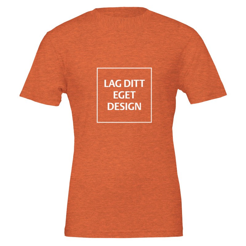 Premium Unisex Crewneck T-skjorte | Design din egen med eget trykk